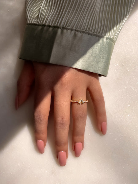 MARIPOSA | S925 Sterling Silver I 18k Gold/Platinum Plated I Cubic Zirconia Butterfly Ring