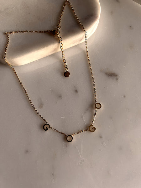 GLAMMA GRANNY GRAN OUMA MA NAN NANI NANA DADI GRANDMA GOGO GLAMMY GIGI | GRANDMOTHER WORD NECKLACES | 11 styles | Tarnish Free | 18ct Gold Plated and Stainless Steel |