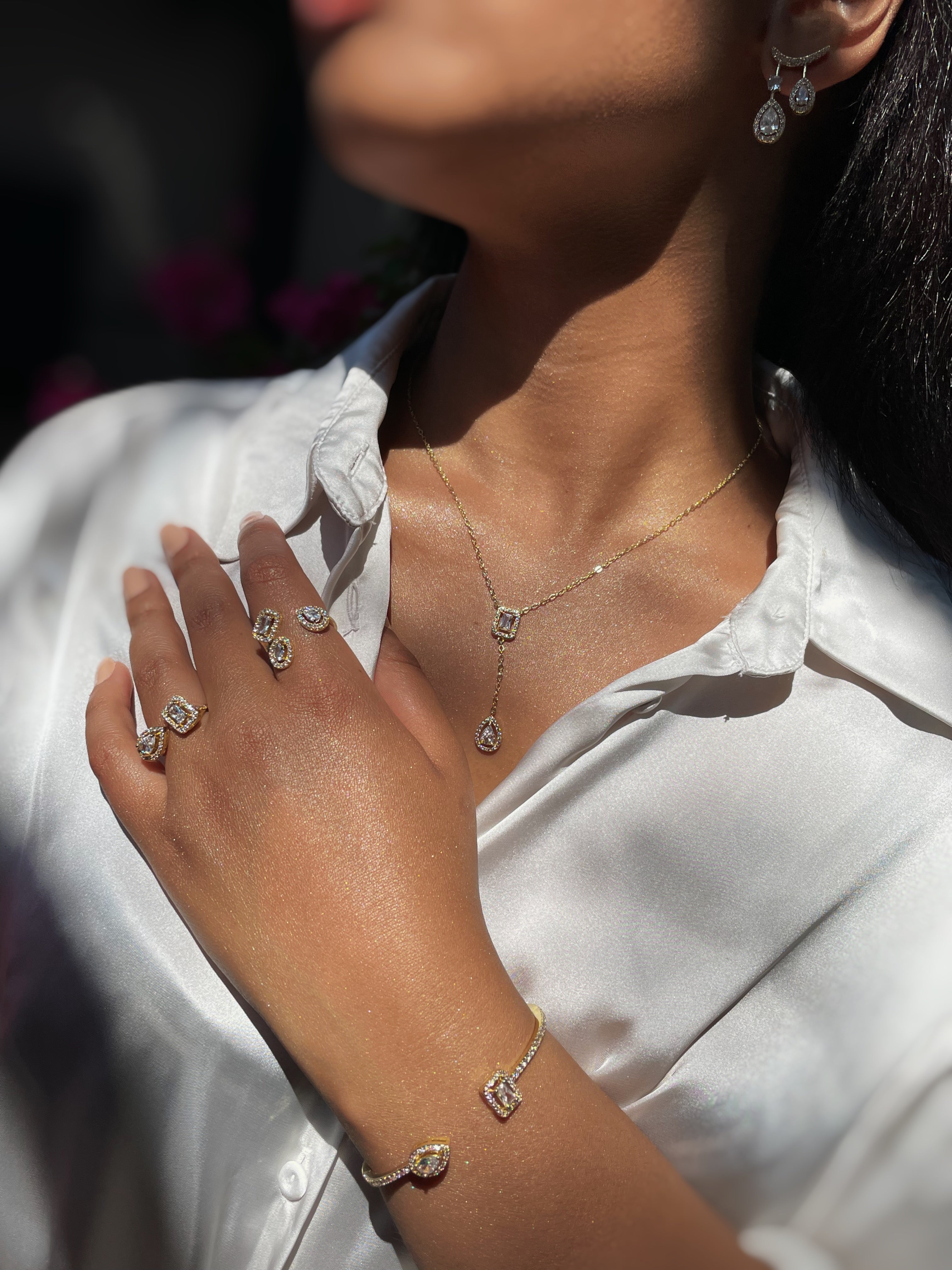 Ella I Luxury | Gold/Silver/RoseGold | AAA Grade Cubic Zirconia I