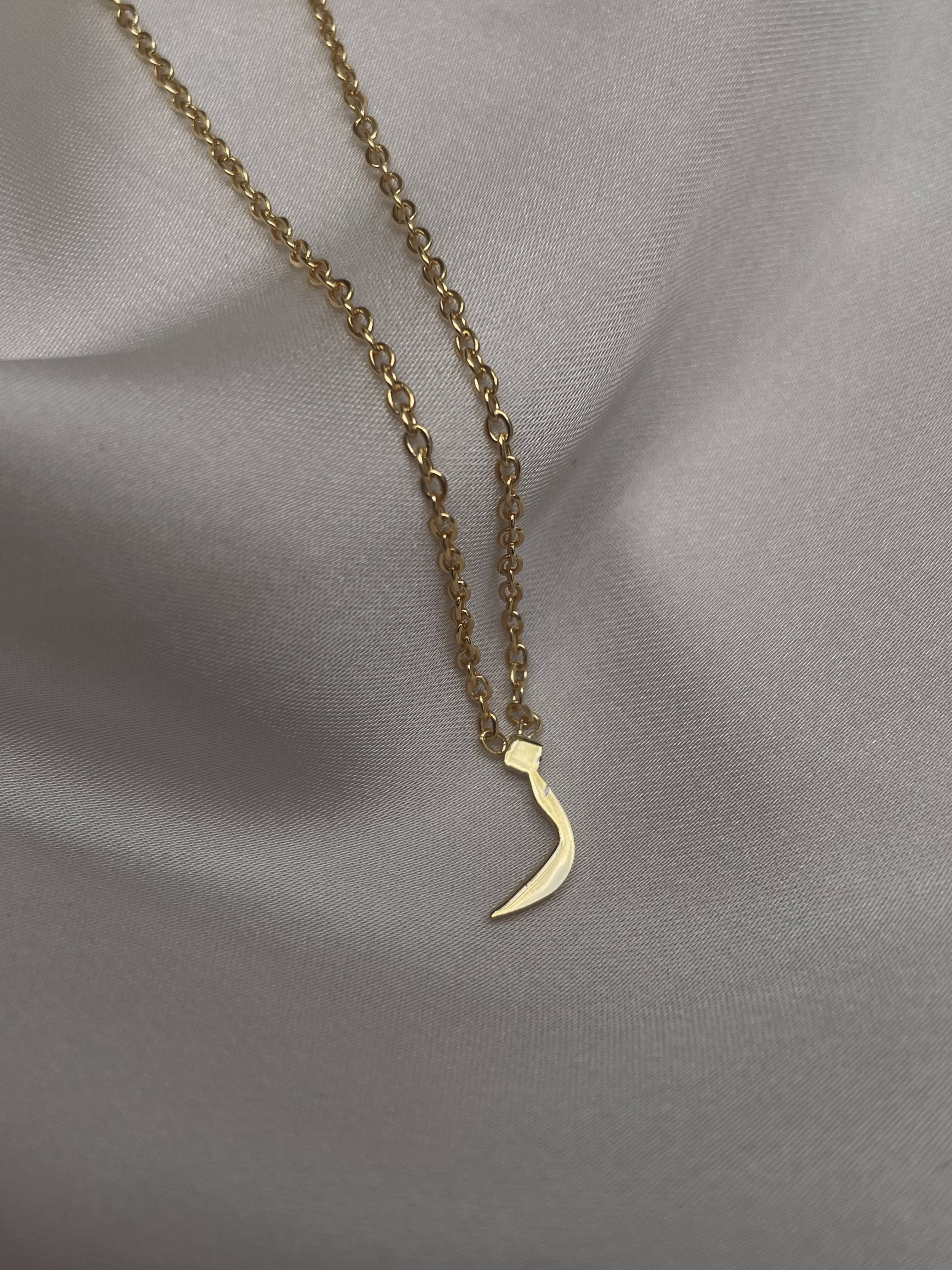 ARABIC INITIALS I Tarnish Free | Stainless Steel I 18ct gold plated I Letter Necklace