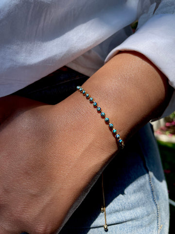 MAIA | Dainty Evil Eye Bracelet