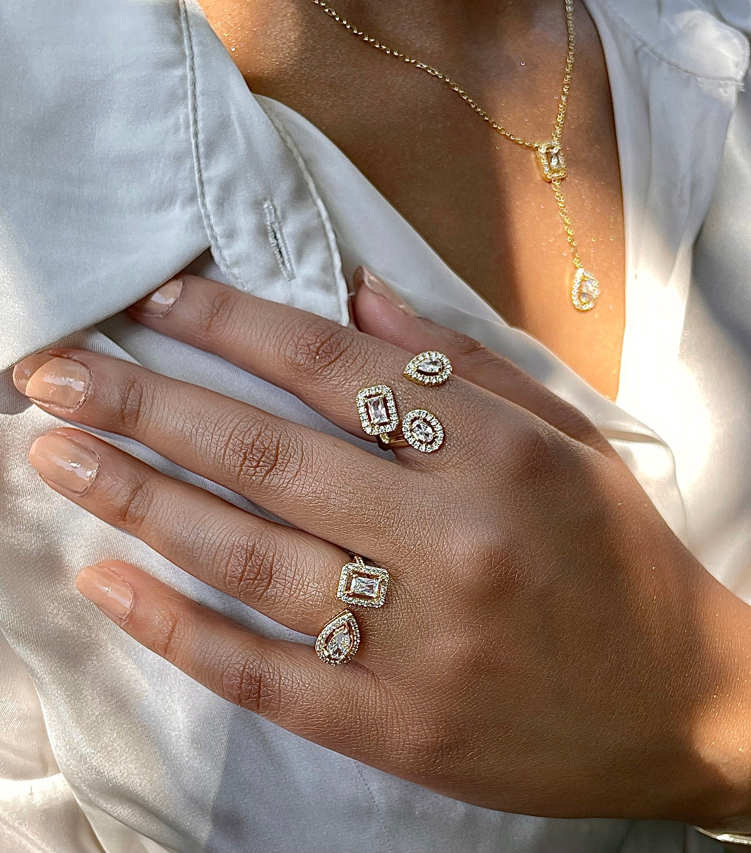 Ella I Luxury | Gold/Silver/RoseGold | AAA Grade Cubic Zirconia I